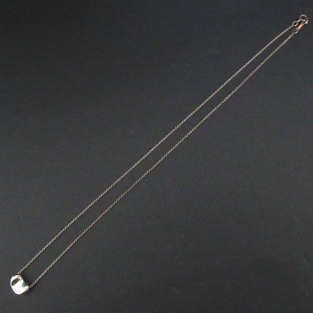 ★SOLD★ Tiffany & Co Elsa Peretti Beans Necklace Pendant 925 SV Silver - Picture 3 of 5